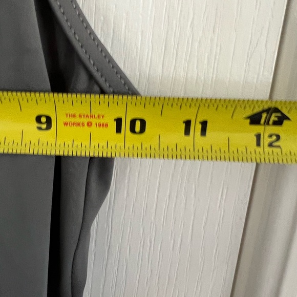 Balera Two Piece Sheer Dance Costume in Green/Grey Size LC - Picture 10 of 13